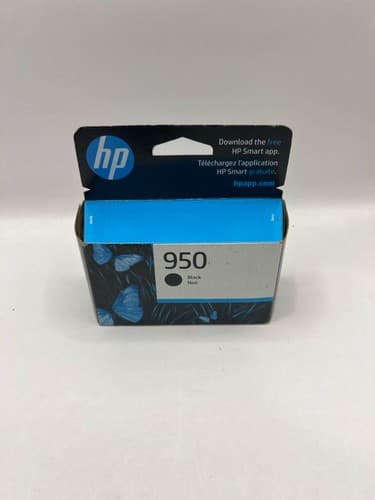 NEW Genuine HP 950 Black Ink Cartridge Lot of 2 – Dates Mar 2027 & Dec 2024 - Thumbnail 2