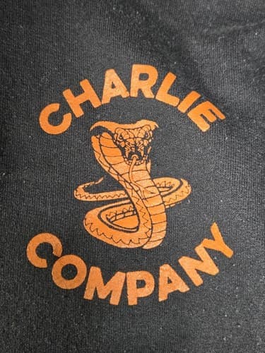 Cobra Company Men's Gray Long Sleeve Pull-Over Graphic Hoodie Size Medium #S101s - Thumbnail 2