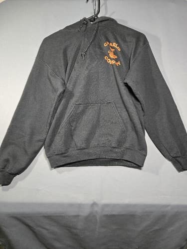 Cobra Company Men's Gray Long Sleeve Pull-Over Graphic Hoodie Size Medium #S101s
