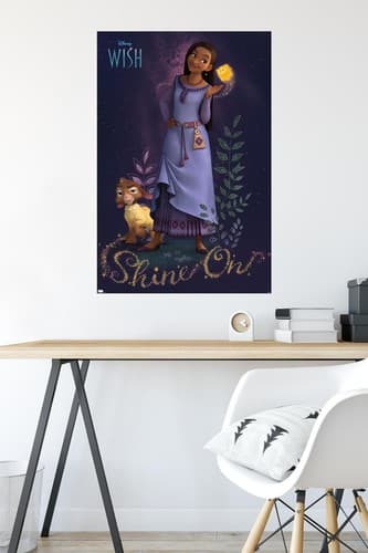 Trends International Disney Wish-Asha Wall Poster, 34L x 22.4W, Unframed Version - Thumbnail 4