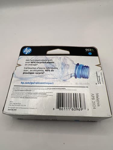 NEW Genuine HP 951 Ink Cartridges Lot of 2 – Dates Apr 2024 & Nov 2023 - Thumbnail 6