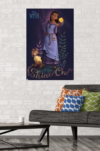 Trends International Disney Wish-Asha Wall Poster, 34L x 22.4W, Unframed Version - Thumbnail 2