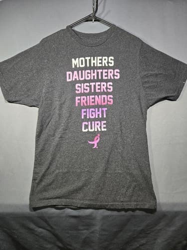 Susan G. Komen Breast Cancer Awareness Graphic T-Shirt Pink Size Medium