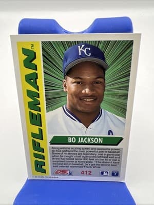 1991 Score - Bo Jackson #412 (19) - Thumbnail 3