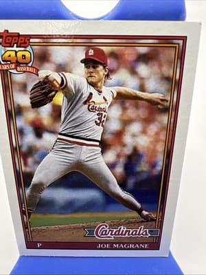 1991 Topps - Joe Magrane #185 (16) - Thumbnail 2
