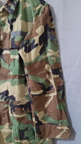 BDU Hot Weather Jacket Dated 2001 Small/Long #57m - Thumbnail 5