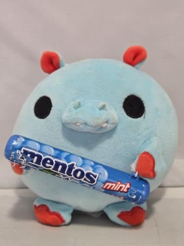 ZURU Snackles Surprise Hugh Hippo Mentos Plush 14" L Squishy Stuffed Animal S85s