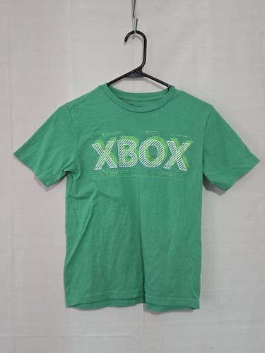 Xbox Graphic T Shirt Youth Large 10-12 Green Logo Gaming Tee