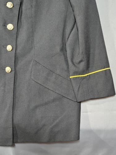 USGI Military Army ASU Service Coat Dress Blue Jacket Women's 10 MP #T42t - Thumbnail 5