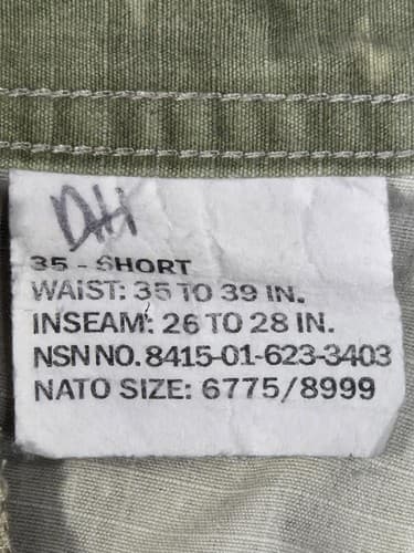 Military Army OCP Scorpion W2 Uniform Trousers 35 Short 8415-01-623-3403 #T45t - Thumbnail 12