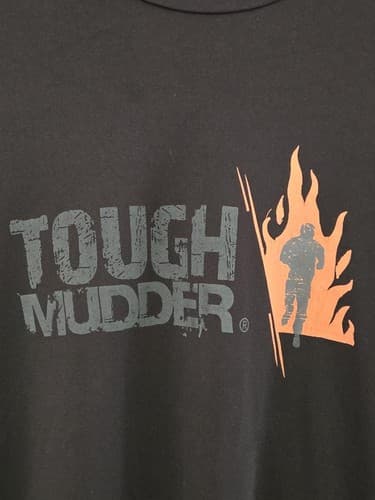 Tough Mudder Men's Black Short Sleeve T-Shirt Size Large Graphic Finisher Tee - Thumbnail 2