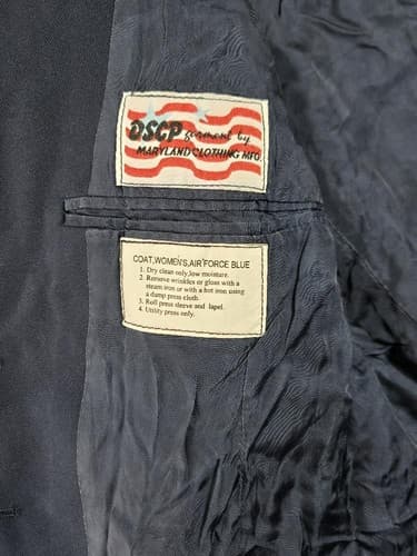 USGI Military Army ASU Service Coat Dress Blue Jacket Women's 14 Medium L #T41t - Thumbnail 6