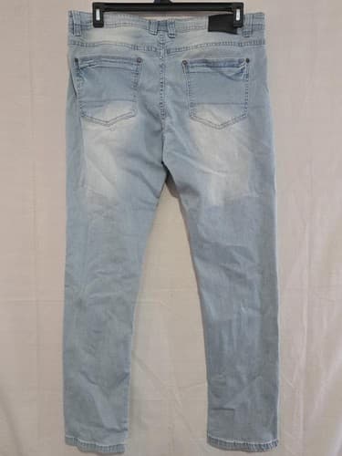 Steve's Jeans Co. Men's Blue Denim Jeans Size 36x32 Classic Straight Leg #T31t - Thumbnail 2
