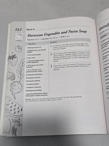 7-Day Menu Planner For Dummies Paperback Healthy Eating Meal Planning Guide B26d - Thumbnail 6