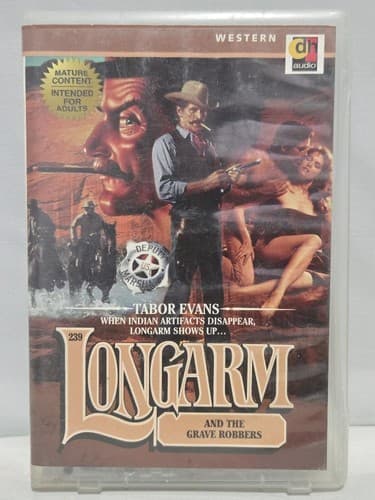 Lot of 5 Longarm Western Audiobooks Tabor Evans Jove Audio Cassette Tapes #S82s - Thumbnail 6
