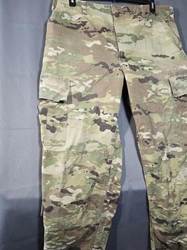 Military Army OCP Scorpion W2 Uniform Trousers Large Long 8415-01-623-4547 #T44t - Thumbnail 2