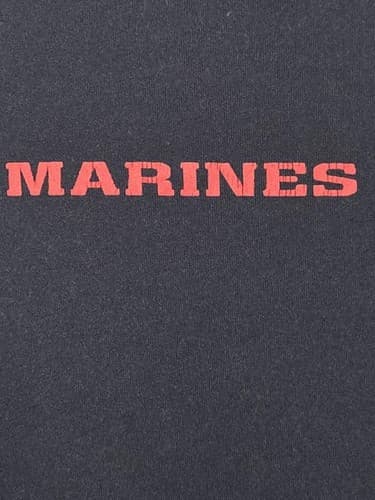 US Marine Corps USMC T-Shirt Navy Blue Short Sleeve Men's Size XL Graphic - Thumbnail 4