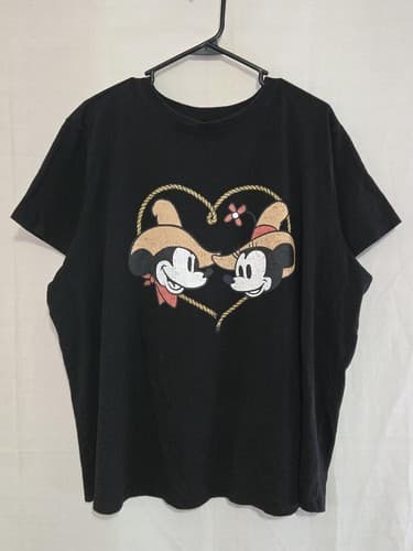 Disney Mickey and Friends Gray T-Shirt Short Sleeve Men's Size 3XL #T22t