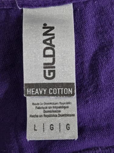 Beast mode Cotton Purple T-Shirt Short Sleeve Men's Size Large Basic Tee #T16t - Thumbnail 3
