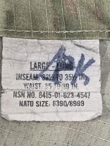 Military Army OCP Scorpion W2 Uniform Trousers Large Long 8415-01-623-4547 #T44t - Thumbnail 12