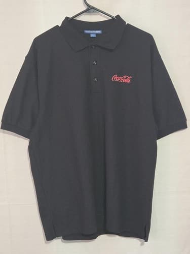 Port Authority Men's Black Short Sleeve T-Shirt Size Large Soft Essential Tee