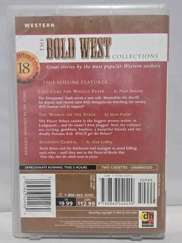 Lot of 5 Longarm Western Audiobooks Tabor Evans Jove Audio Cassette Tapes #S82s - Thumbnail 9