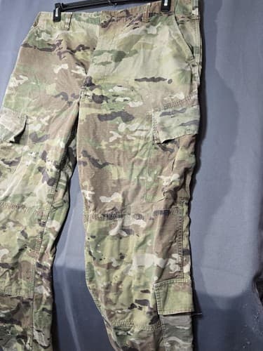 Military Army OCP Scorpion W2 Uniform Trousers Large Long 8415-01-623-4547 #T44t - Thumbnail 3