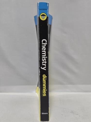 Chemistry For Dummies Paperback Math & Science Study Guide John T. Moore #B28d - Thumbnail 2