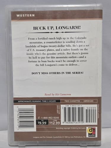 Lot of 5 Longarm Western Audiobooks Tabor Evans Jove Audio Cassette Tapes #S82s - Thumbnail 5