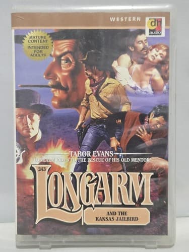 Lot of 5 Longarm Western Audiobooks Tabor Evans Jove Audio Cassette Tapes #S82s - Thumbnail 2