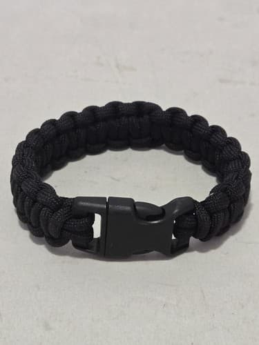 Natural Matte Black Onyx Beaded Stretch Bracelet 8mm Stones Unisex #S95s - Thumbnail 3