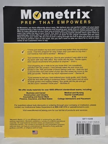 SIFT Study Guide 4th Edition Selection Instrument for Flight Training Mometrix - Thumbnail 3