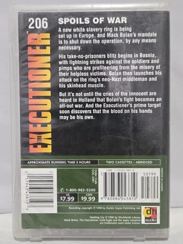 Lot of 6 The Executioner Audiobooks Don Pendleton Mack Bolan Cassette #S81s - Thumbnail 3