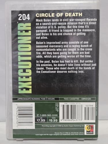 Lot of 6 The Executioner Audiobooks Don Pendleton Mack Bolan Cassette #S81s - Thumbnail 9