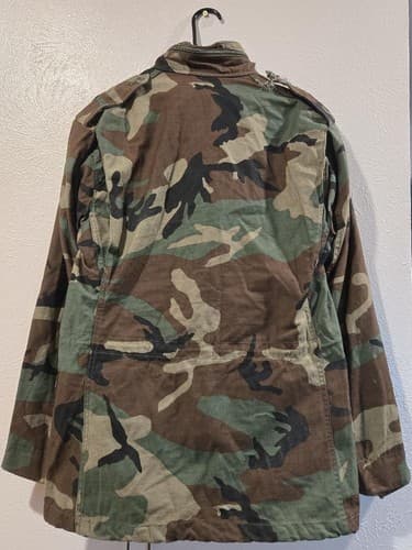 Vintage USGI Combat Jacket 1985 DLA Contract Small Regular Desert Camo - Thumbnail 6