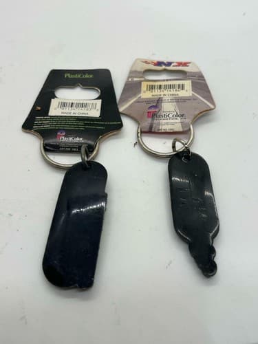 Lot(6) New old stock Fast & the Furious and NX Express Plasti Color Keychain - Thumbnail 2