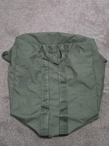 Genuine US Military USAF Flyer's Kit Bag Nylon Green 8460-00-606-8366 EXC #S58s - Thumbnail 2
