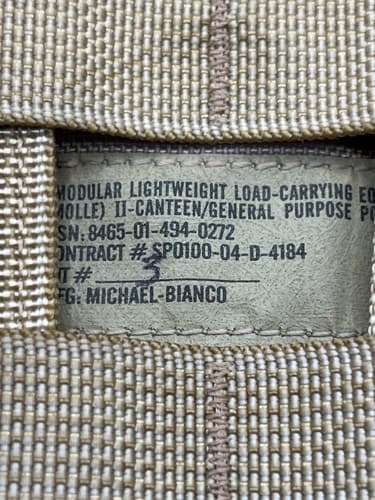 Molle II 1 Qt Canteen Pouch DCU dated 2004 & 1Qt canteen 8405014940272 - Thumbnail 5