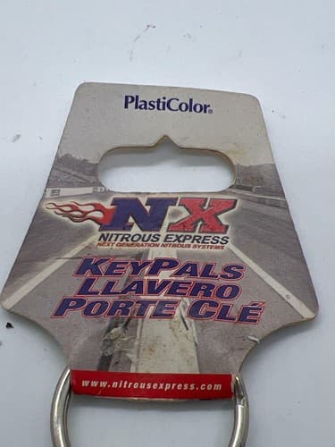 Lot(6) New old stock Fast & the Furious and NX Express Plasti Color Keychain - Thumbnail 4