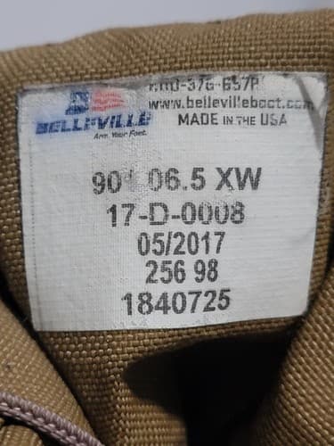 Belleville Combat boots Size: (6.5/XW) #A68a - Thumbnail 7