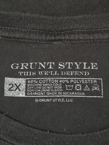 Grunt Style Full metal mouse Men's Black T-Shirt Size 2XL Graphic Short Sleeve - Thumbnail 4