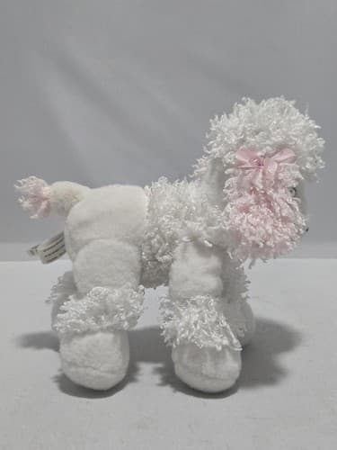 Aurora World Dog Plush Pink White Curly Hair 12" Soft Stuffed Animal VGC #S64s - Thumbnail 4