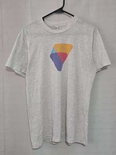 American Apparel unisex Gray Short Sleeve T-Shirt Size Medium Cotton Crew Neck