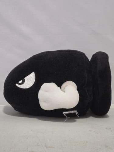 Super Mario Bullet Bill Plush 6" Official Sanei Little Buddy Stuffed Animal S87s - Thumbnail 3