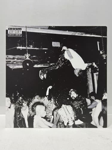 Travis Scott Concert Crowd Black White Poster Art Print Wall Decor
