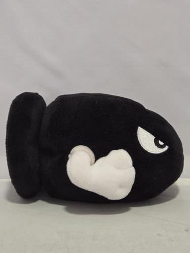 Super Mario Bullet Bill Plush 6" Official Sanei Little Buddy Stuffed Animal S87s