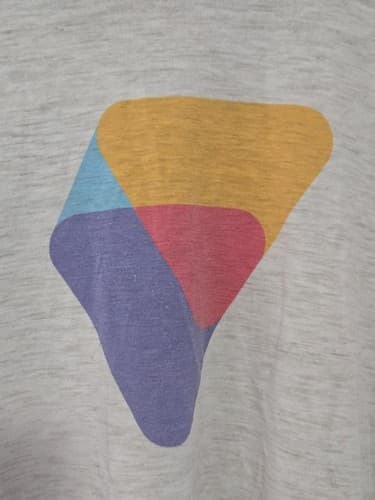 American Apparel unisex Gray Short Sleeve T-Shirt Size Medium Cotton Crew Neck - Thumbnail 2