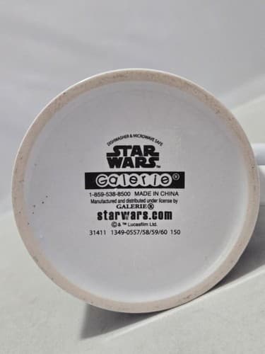Star Wars Graphic Coffee Mug 20oz Large Ceramic Tea Cup Silver Buffalo VGC #T2t - Thumbnail 3