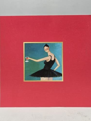 Kanye West My Beautiful Dark Twisted Fantasy Album Cover Art Wall Print #J8j - Thumbnail 2