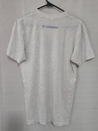 American Apparel unisex Gray Short Sleeve T-Shirt Size Medium Cotton Crew Neck - Thumbnail 3